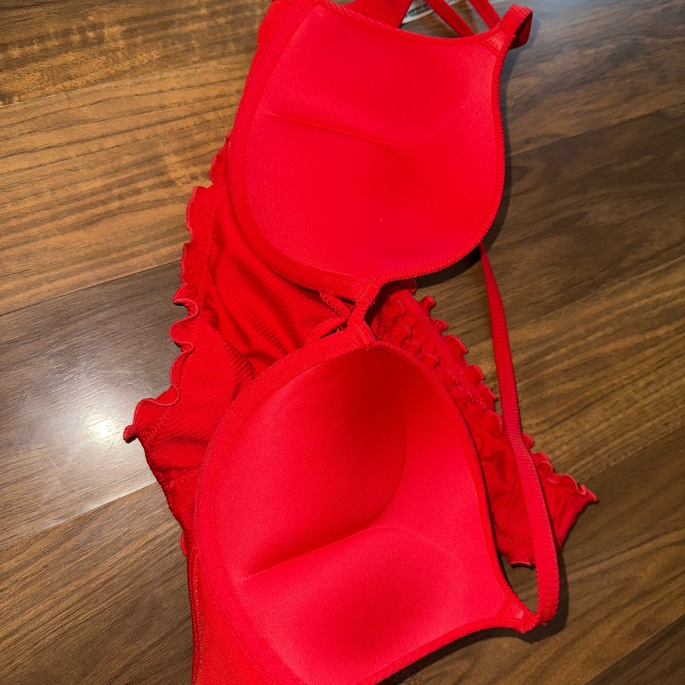 Victoria's Secret Red Bikini Set - Picture 3 of 6